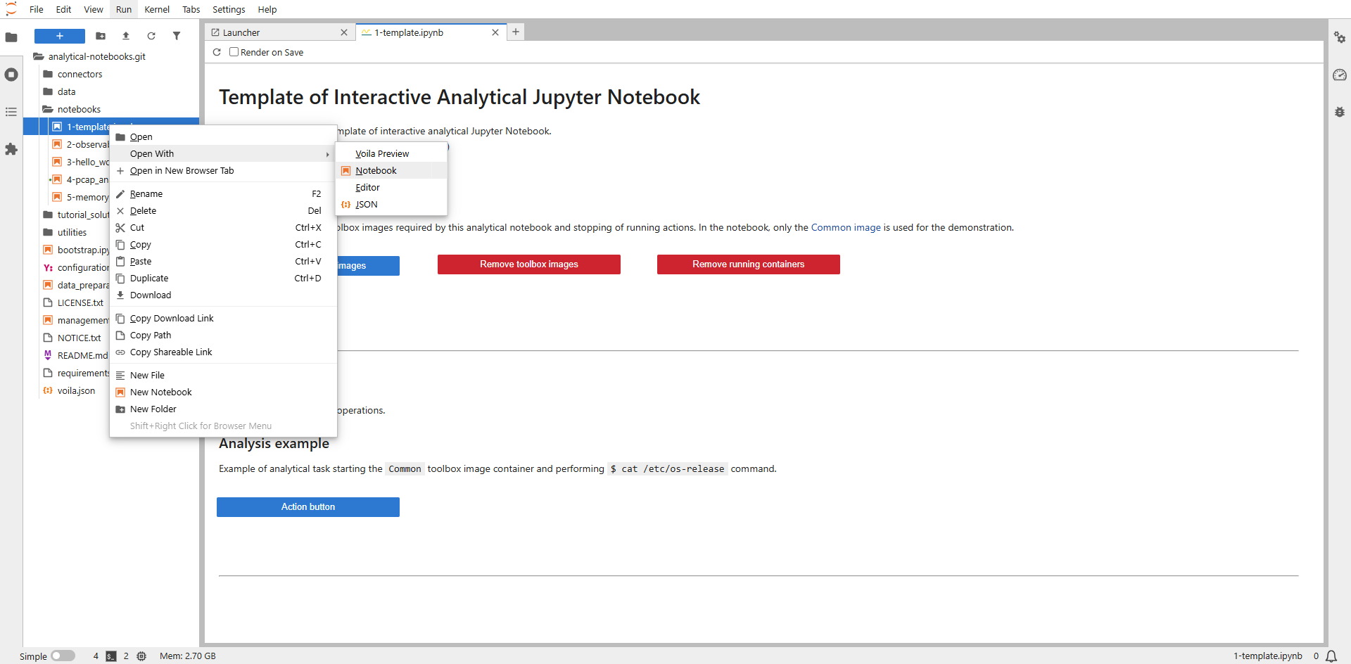 Notebook Template Forensic Notebooks: Tutorial Notebook Template Forensic Notebooks: Tutorial